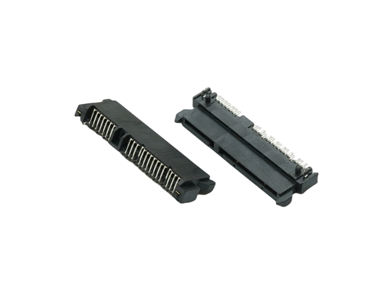 SATA 7+15P 母座板上5.0 SMT 